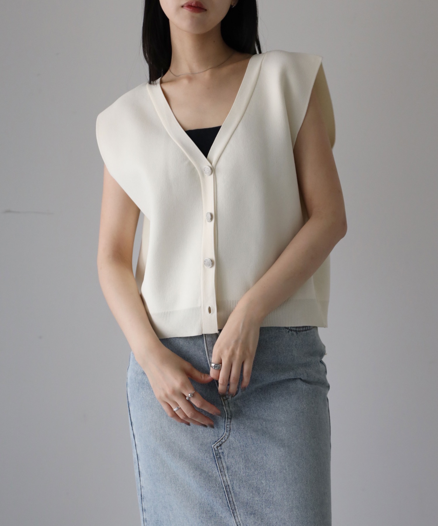 model：164cm. 着用サイズ：FREE