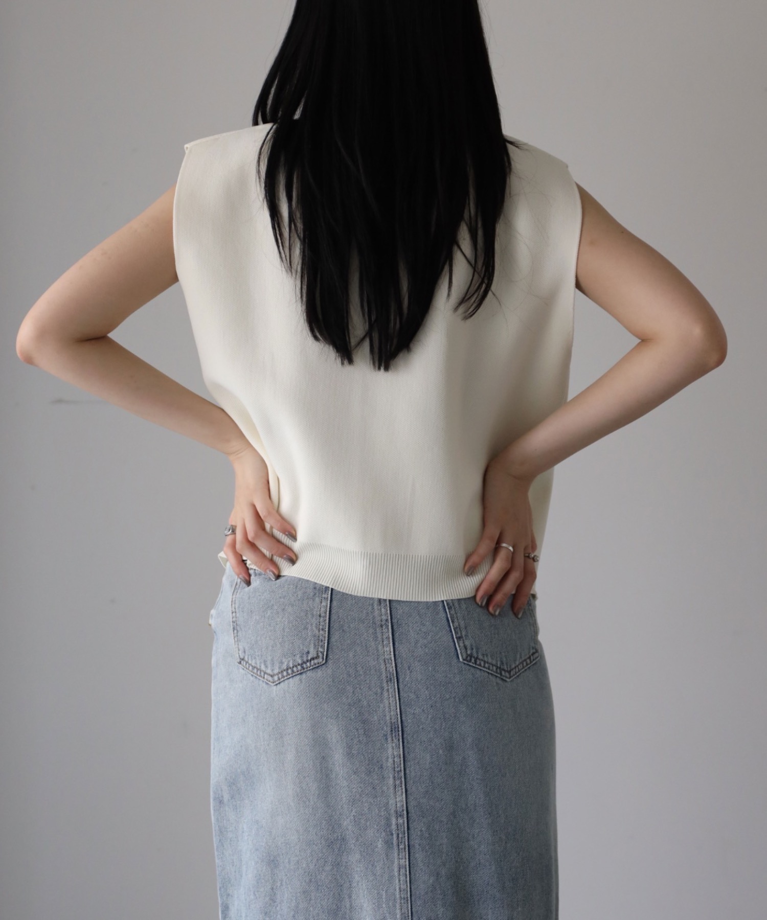 model：164cm. 着用サイズ：FREE