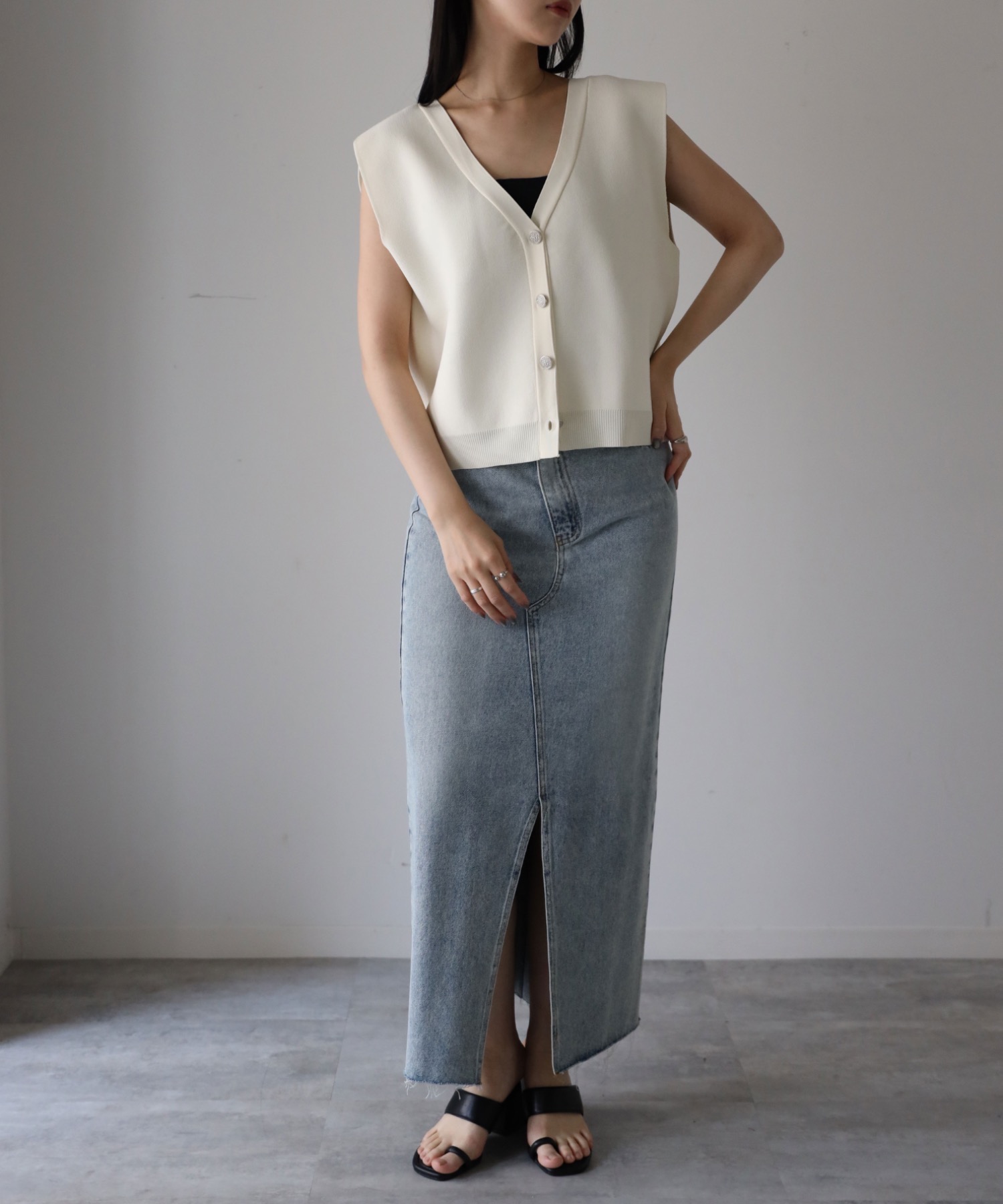 model：164cm. 着用サイズ：FREE