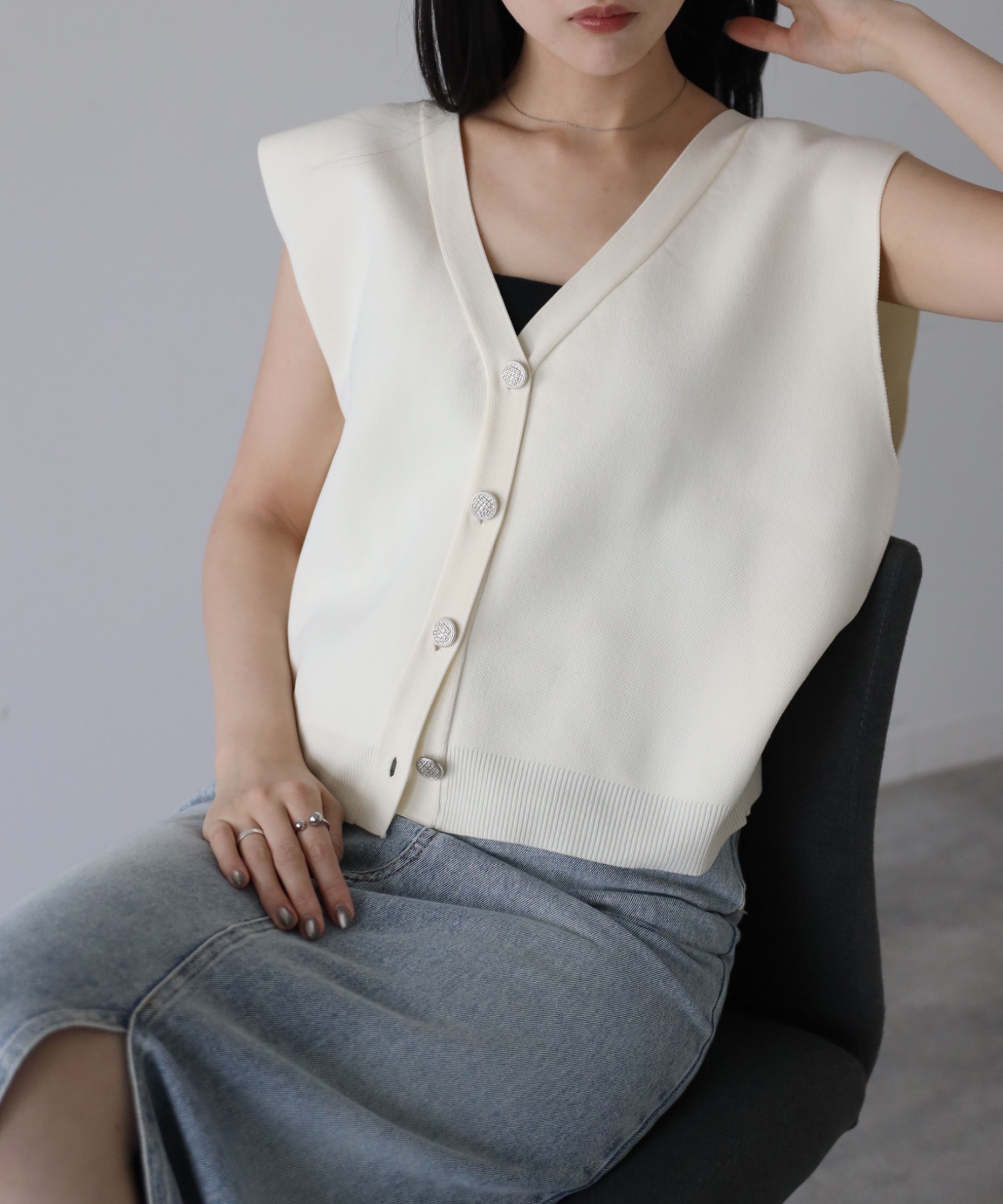 model：164cm. 着用サイズ：FREE