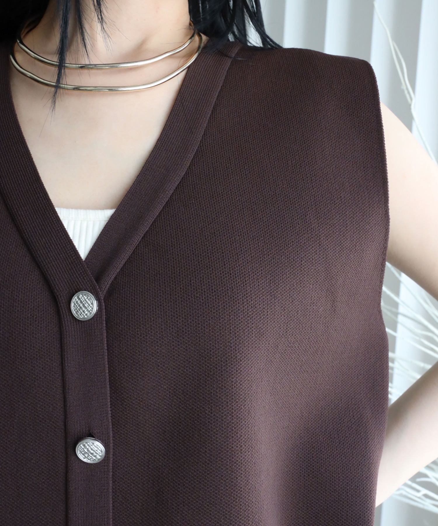 model：164cm. 着用サイズ：FREE