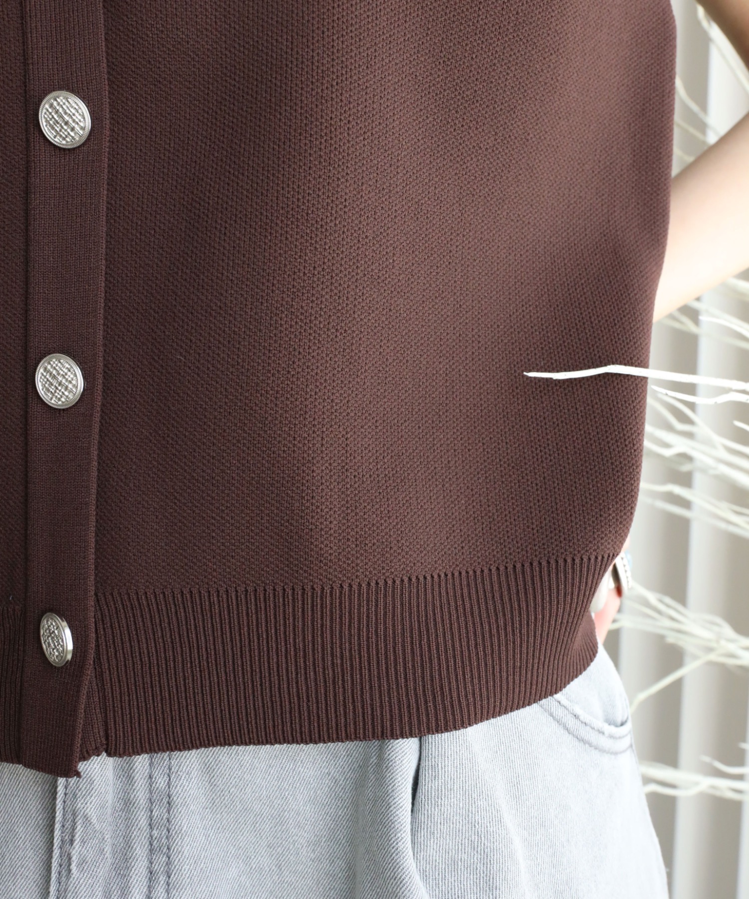 model：164cm. 着用サイズ：FREE