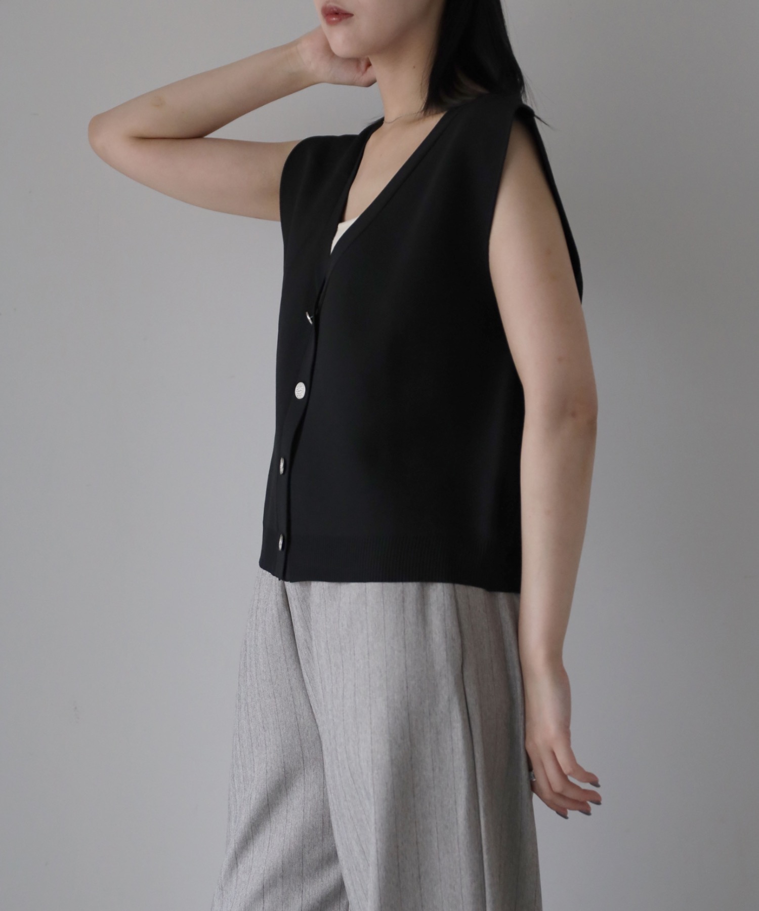 model：164cm. 着用サイズ：FREE