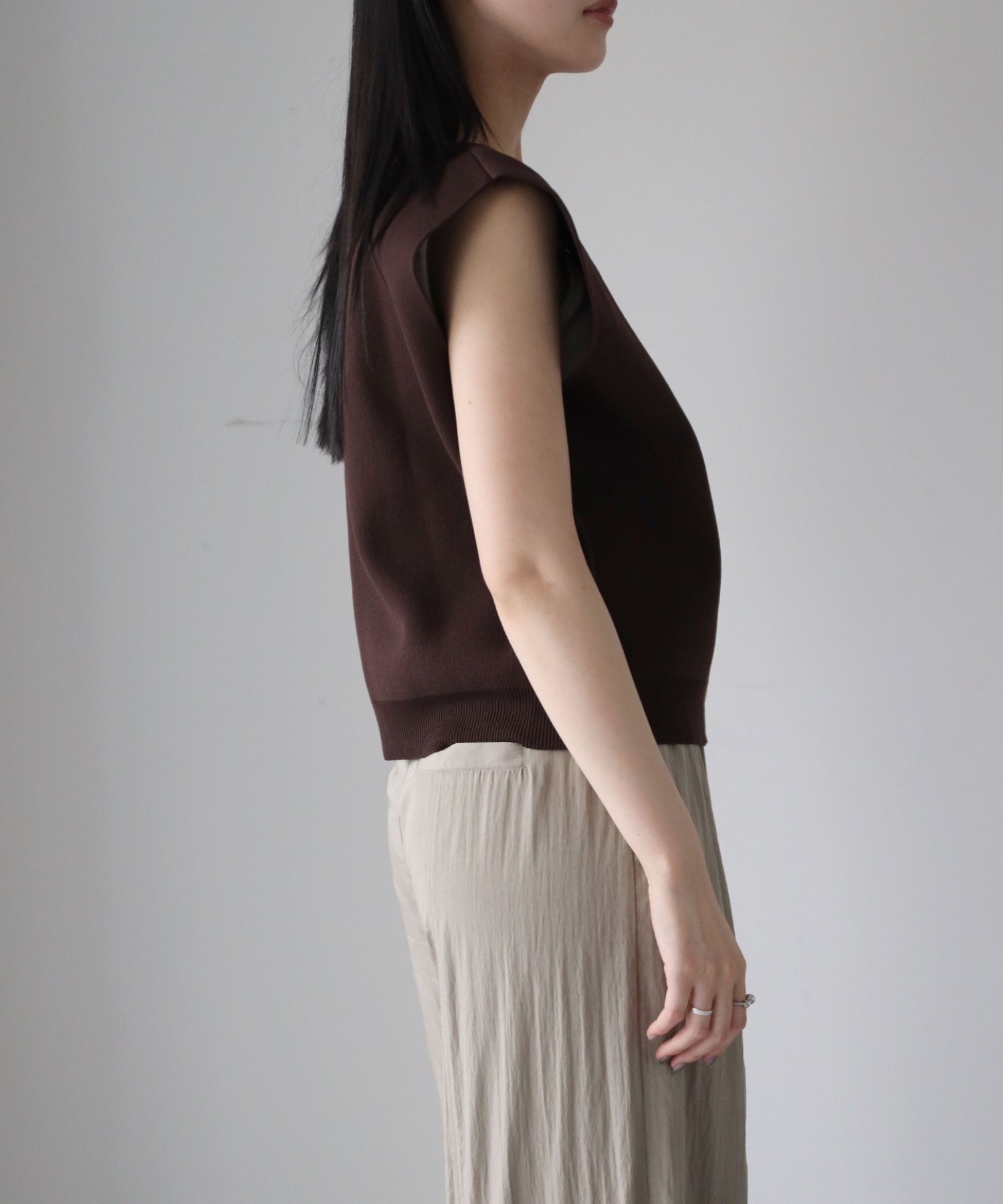 model：164cm. 着用サイズ：FREE