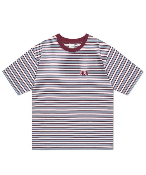 mahagrid/マハグリッド』MGD STRIPED TEE/ボーダー 半袖 カットソー 