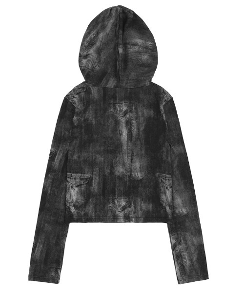 シースルーブーティー A'GEM/9 × .kom 『 FANCY CLUB/ファンシークラブ』 DENIM SEE