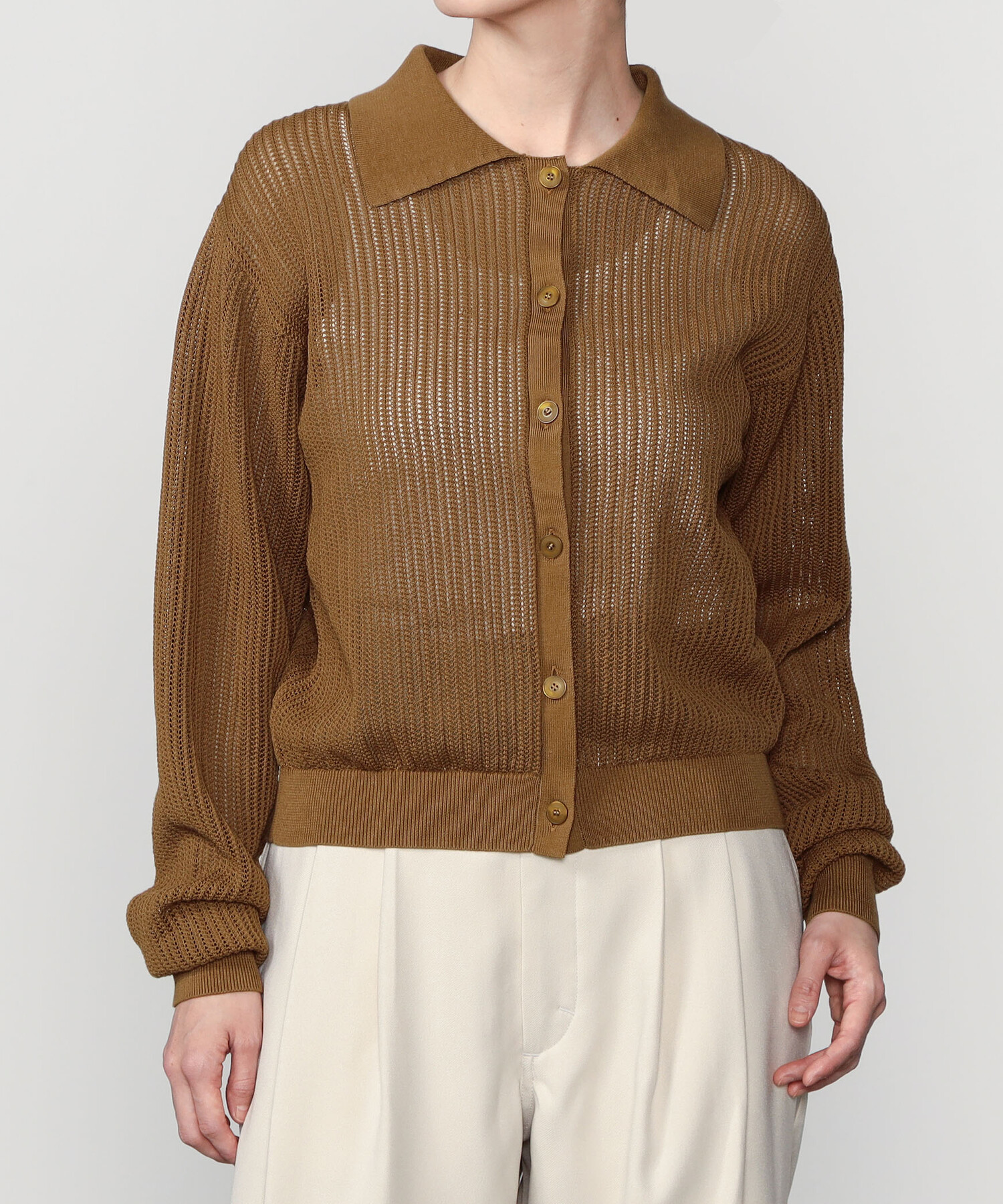 THE SHINZONE | OPEN WORK KNIT CARDIGAN WOMEN