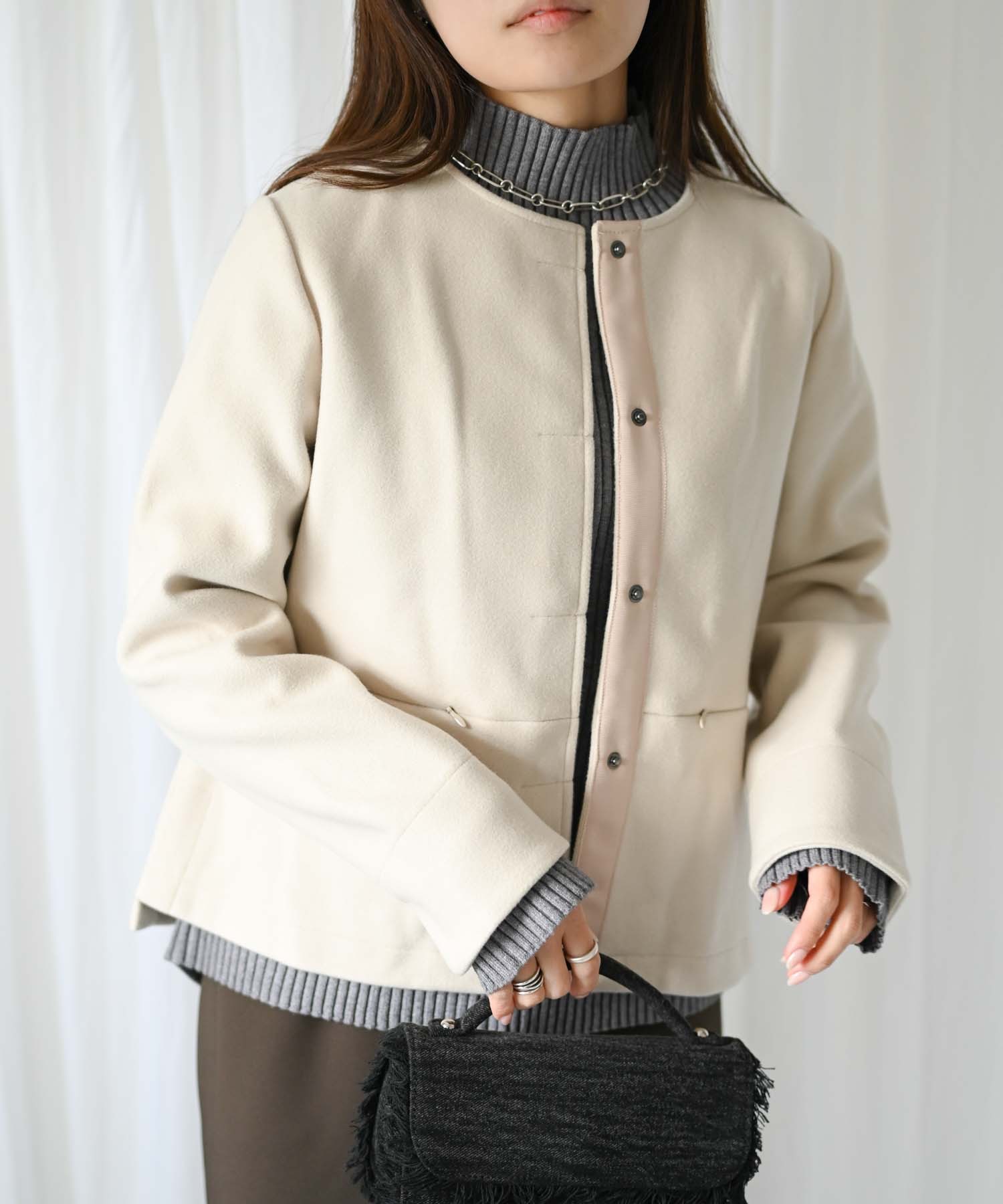 model：H157 着用サイズ:M