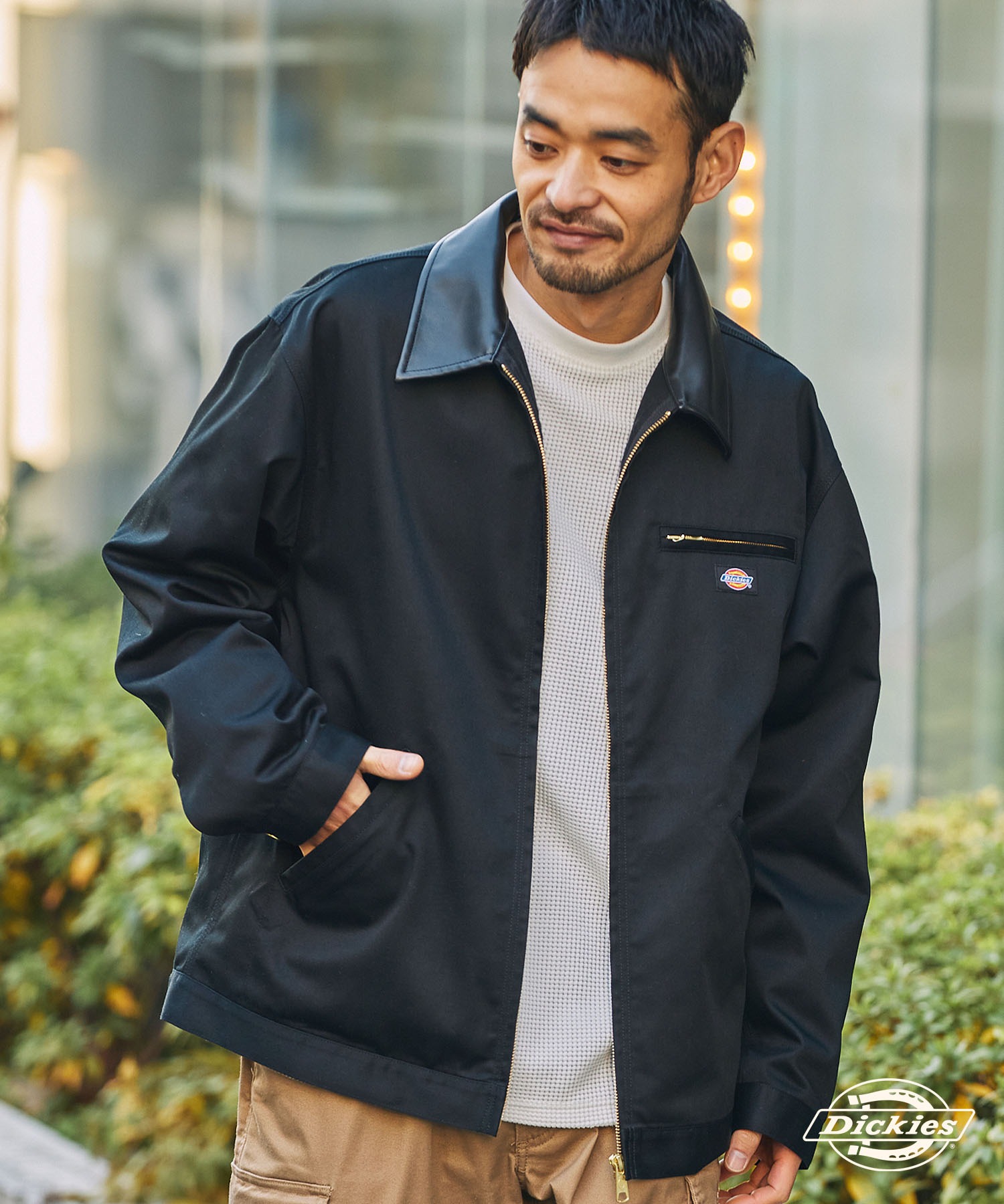 セットアップ対応> Dickies/ディッキーズ 別注 TCツイル 襟切り替え
