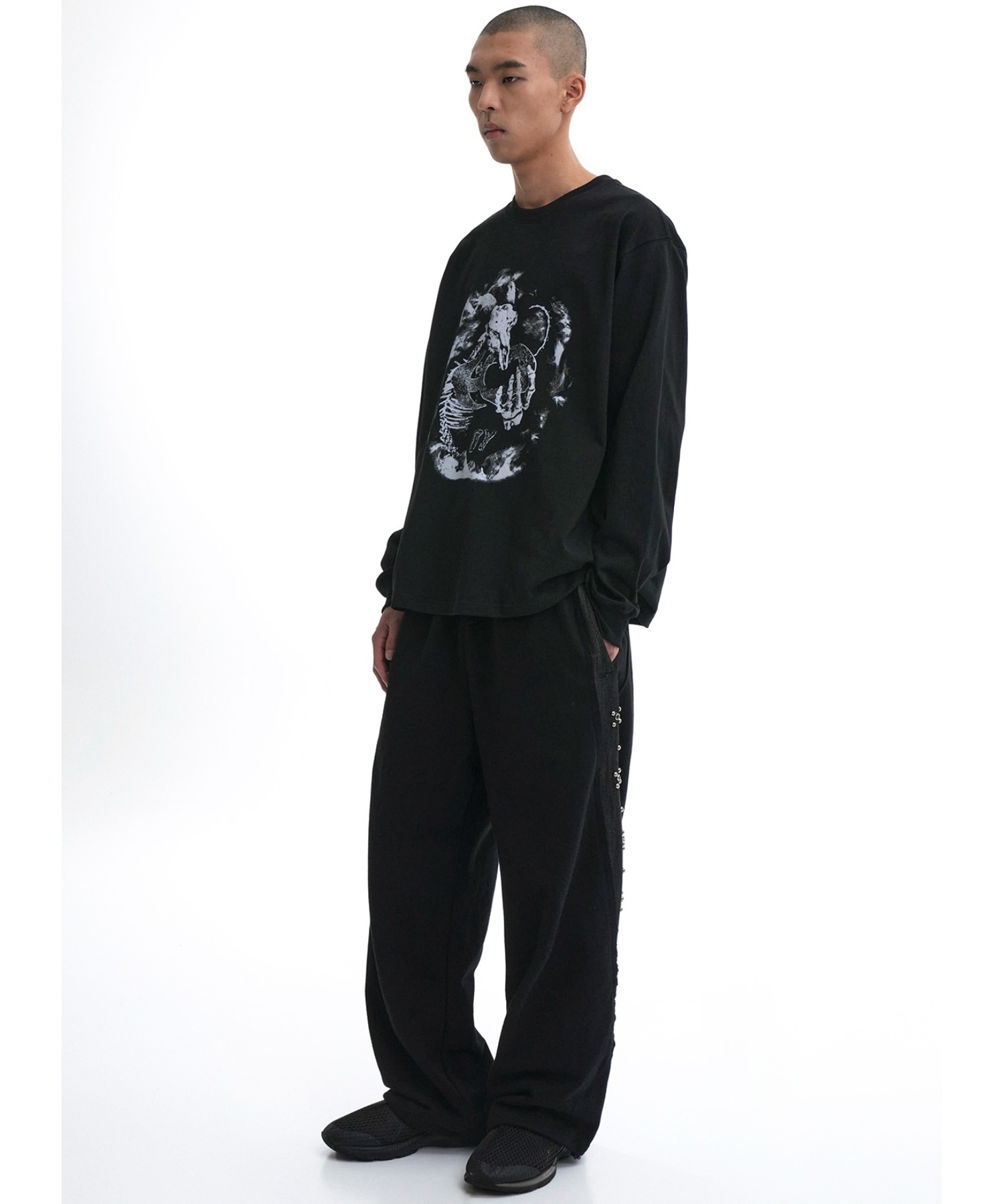 OY/オーワイ』 DRAGON LONG SLEEVE/ドラゴン長袖Tシャツ OY│A