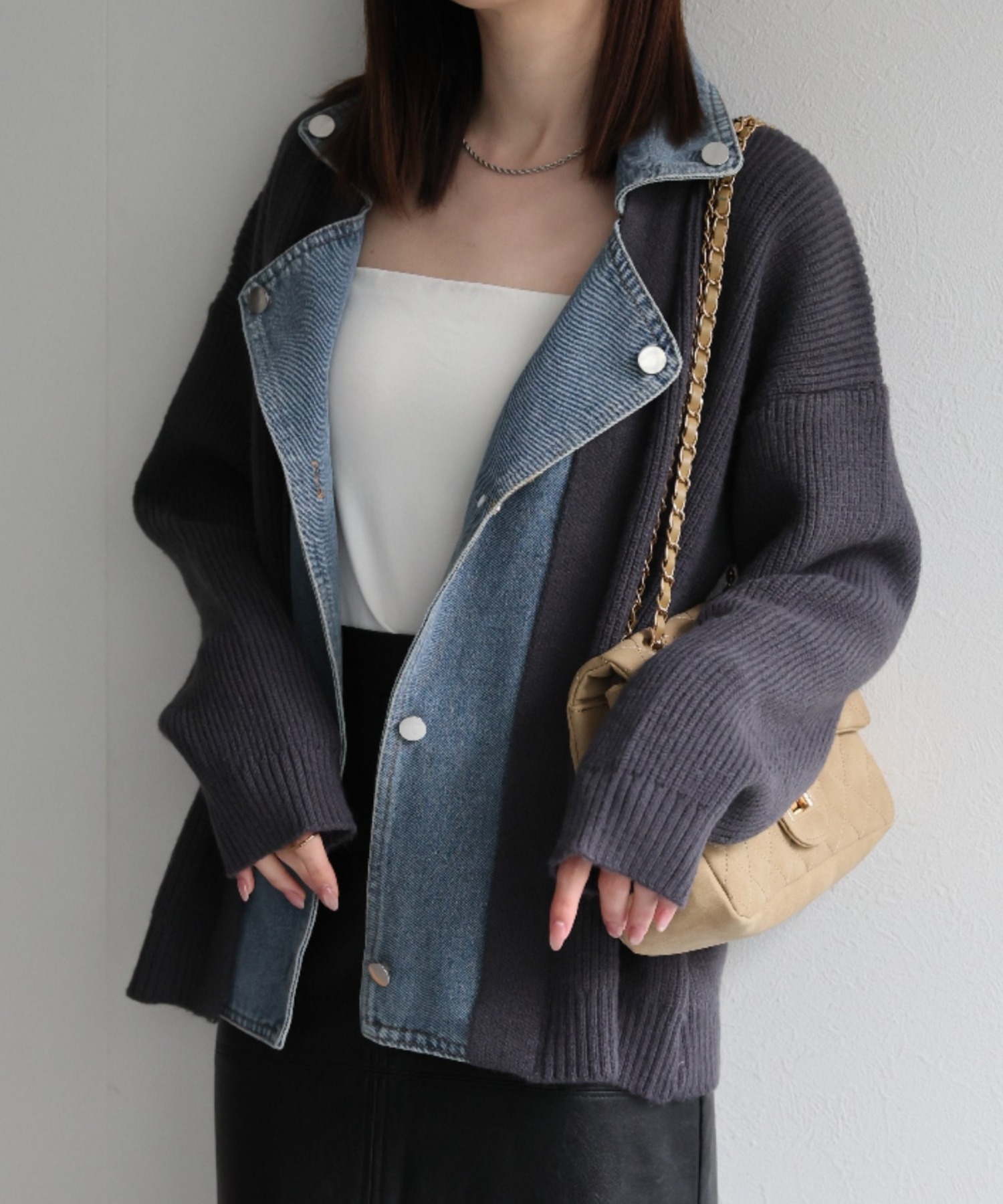 model:162cm　着用サイズ:F