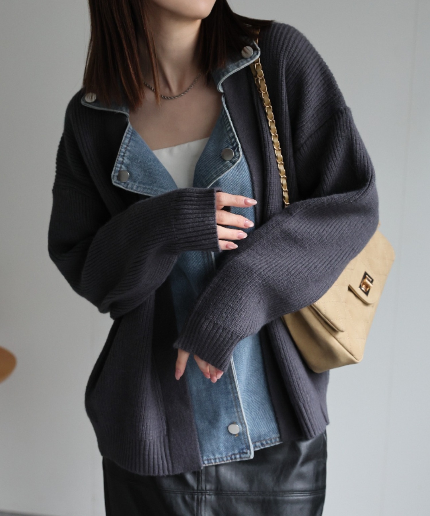 model:162cm　着用サイズ:F