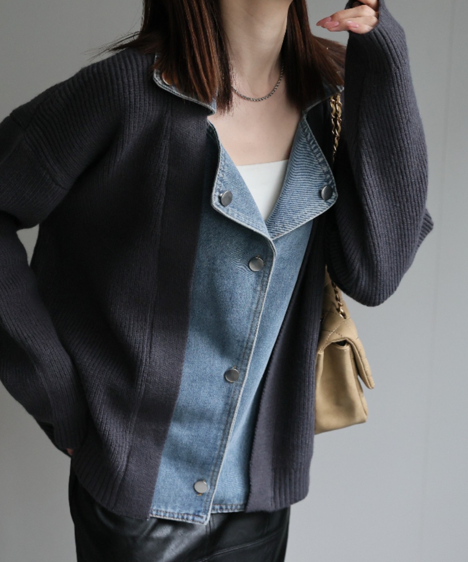 model:162cm　着用サイズ:F