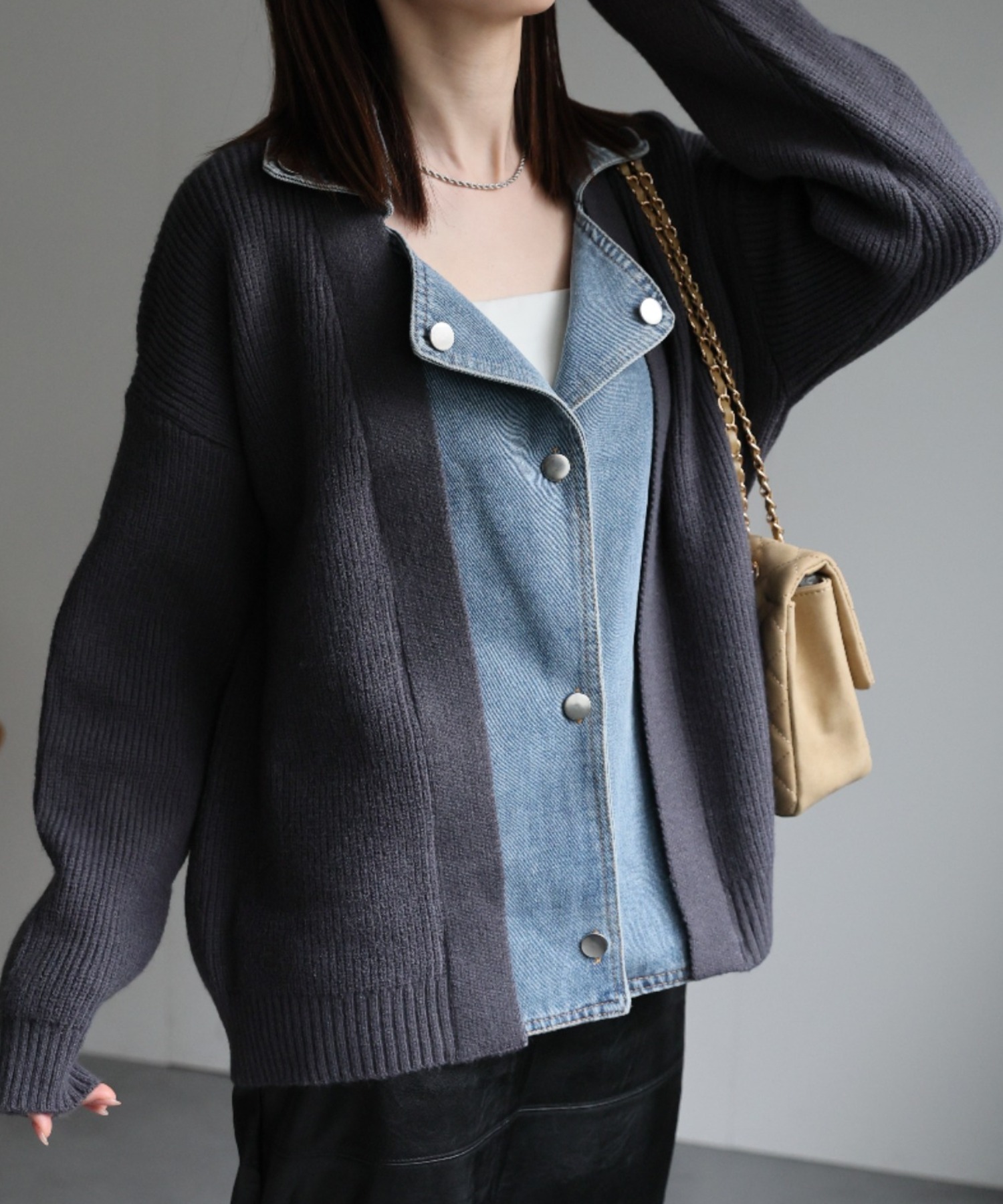 model:162cm　着用サイズ:F