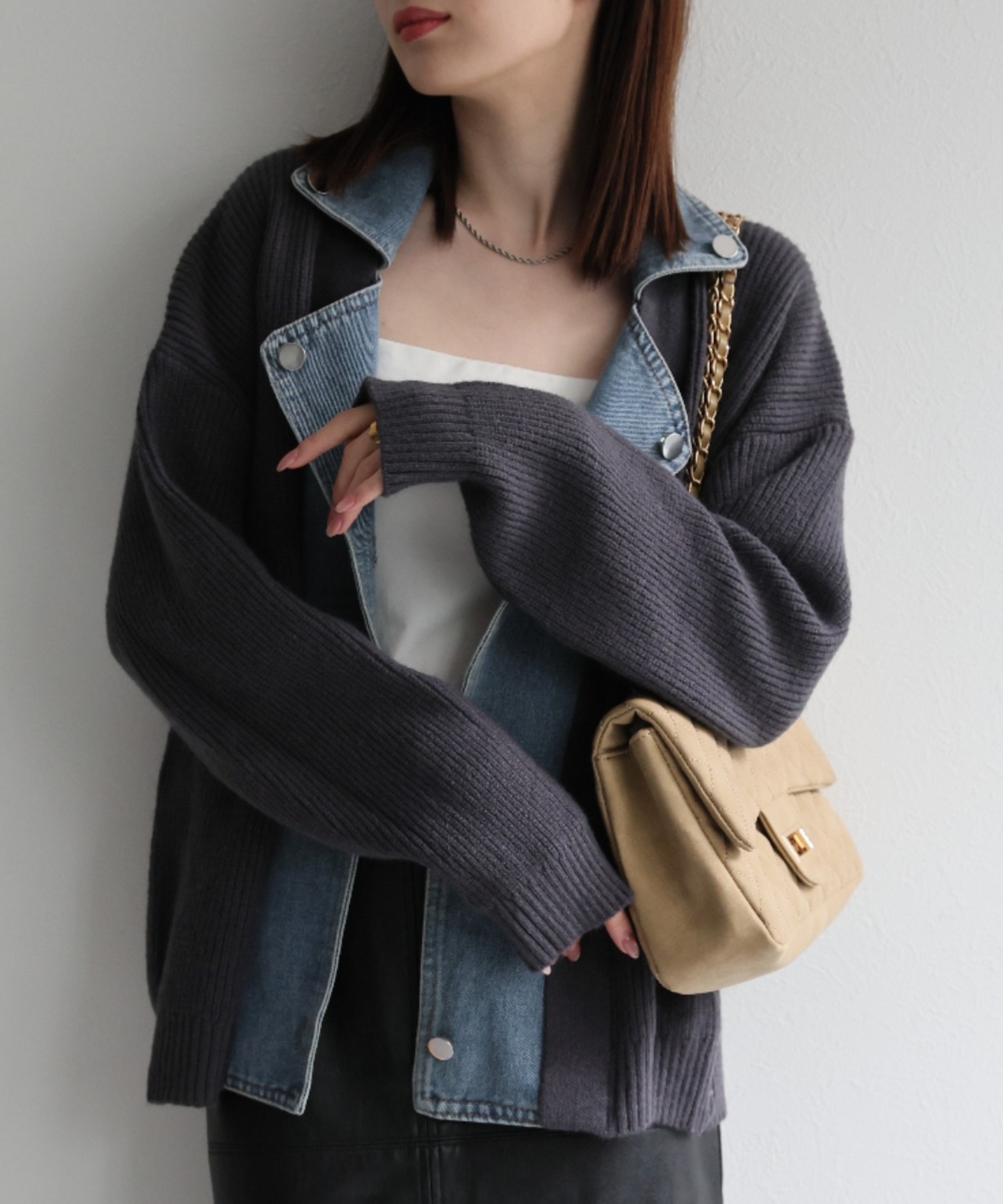 model:162cm　着用サイズ:F