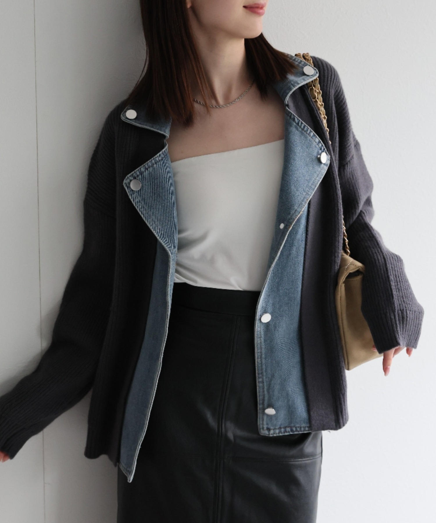 model:162cm　着用サイズ:F