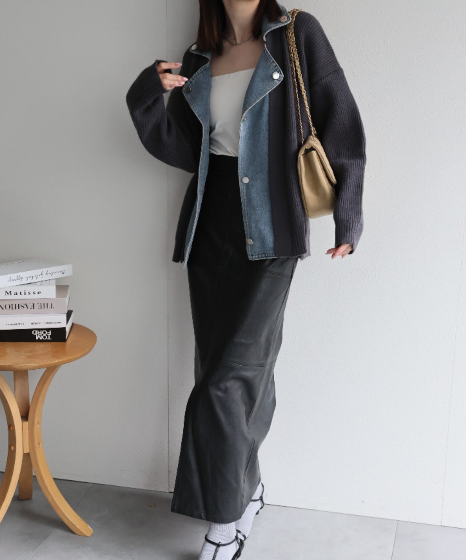 model:162cm　着用サイズ:F