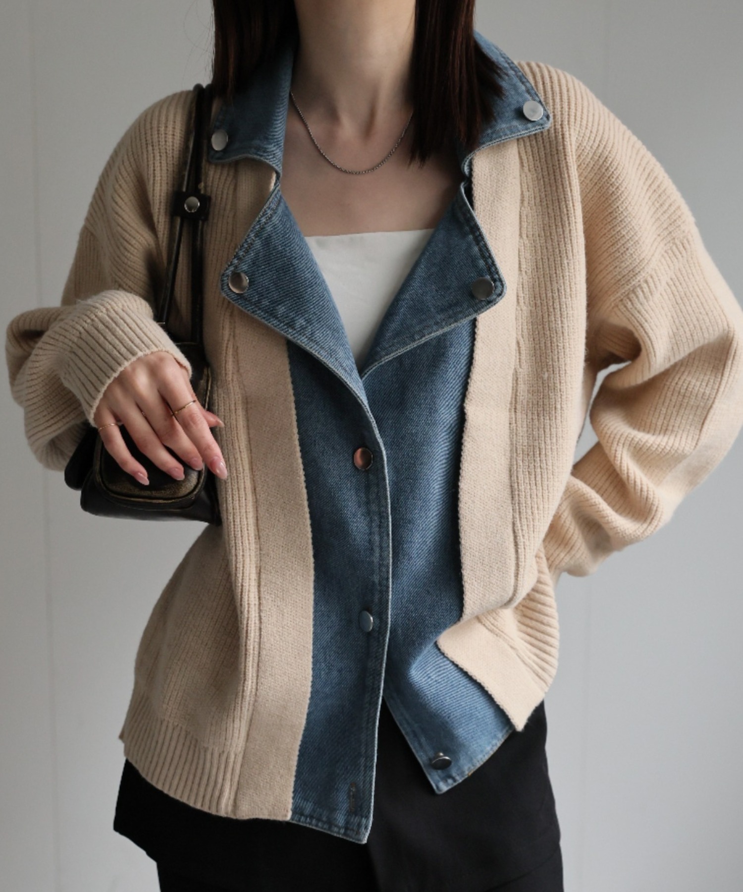 model:162cm　着用サイズ:F