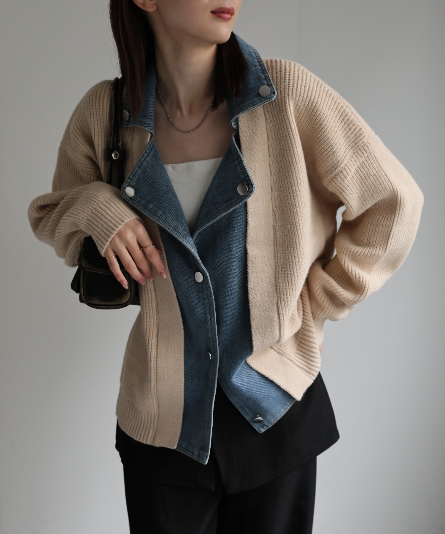model:162cm　着用サイズ:F
