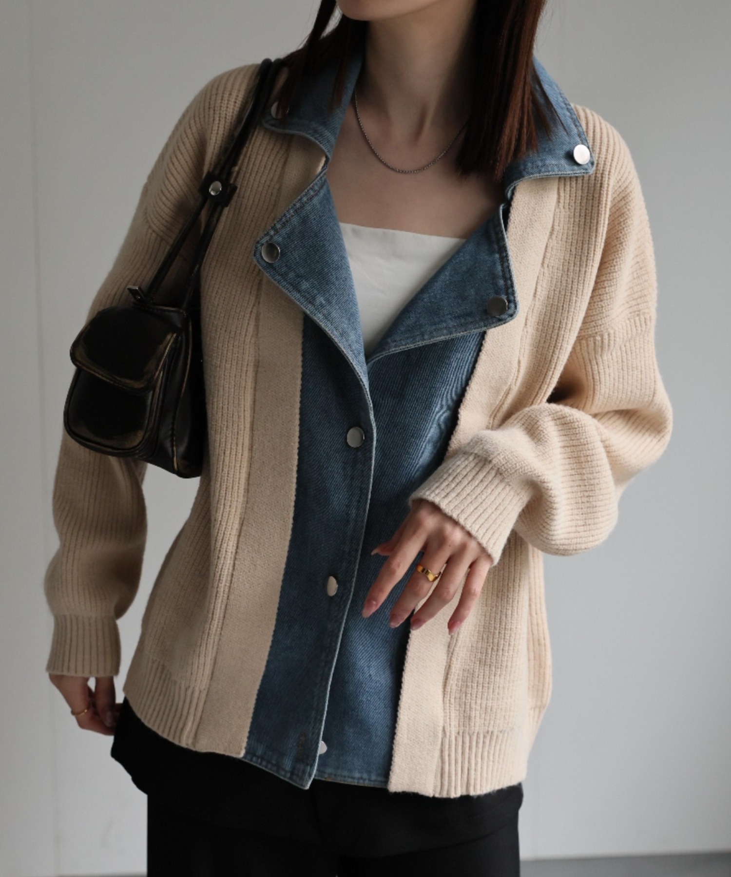 model:162cm　着用サイズ:F