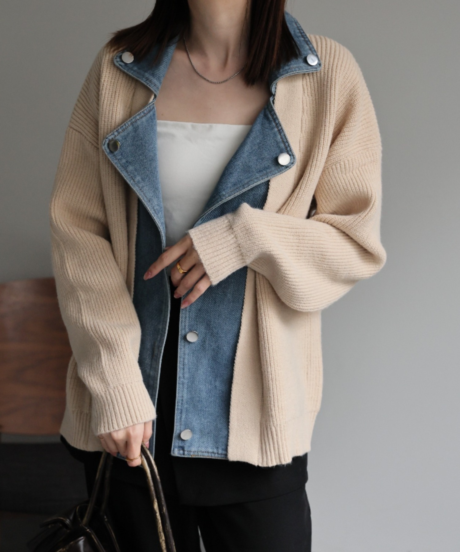 model:162cm　着用サイズ:F