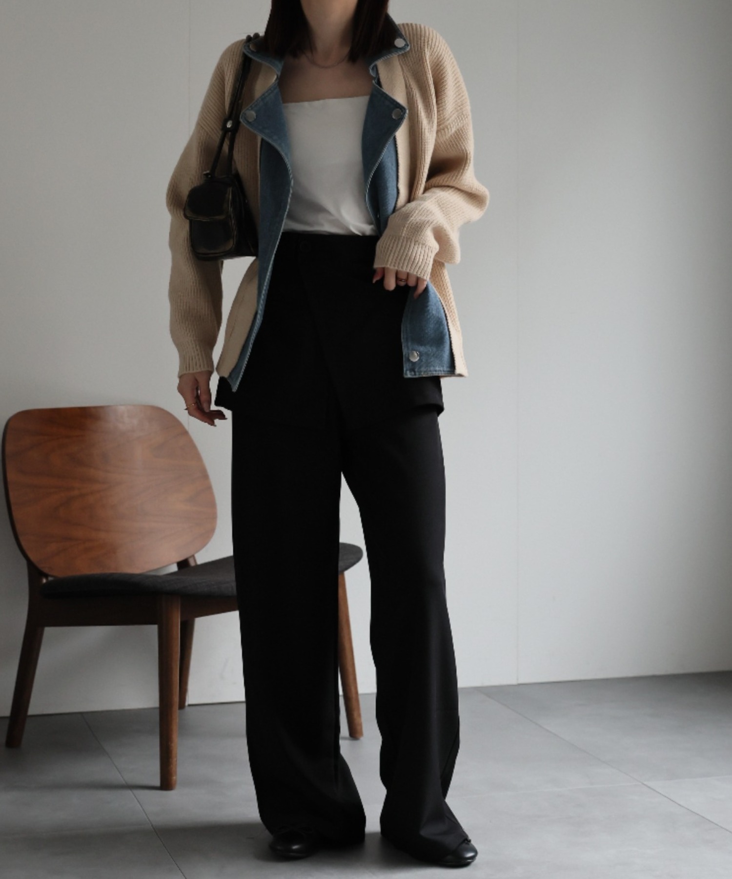 model:162cm　着用サイズ:F