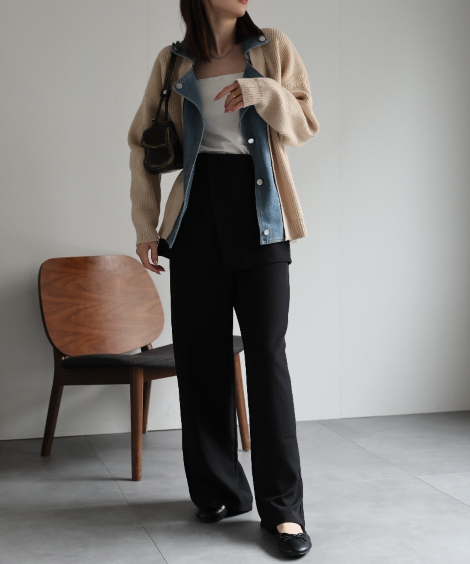model:162cm　着用サイズ:F