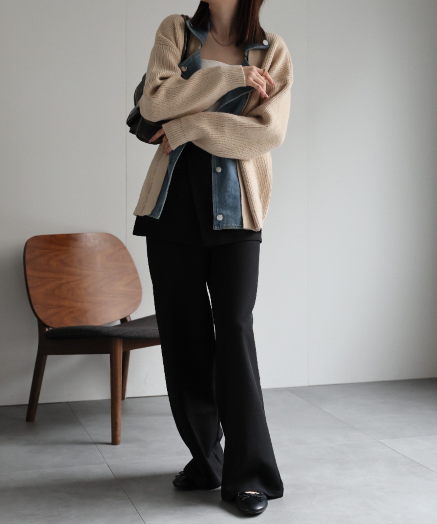 model:162cm　着用サイズ:F