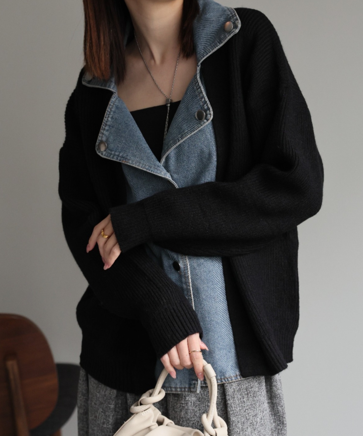 model:162cm　着用サイズ:F