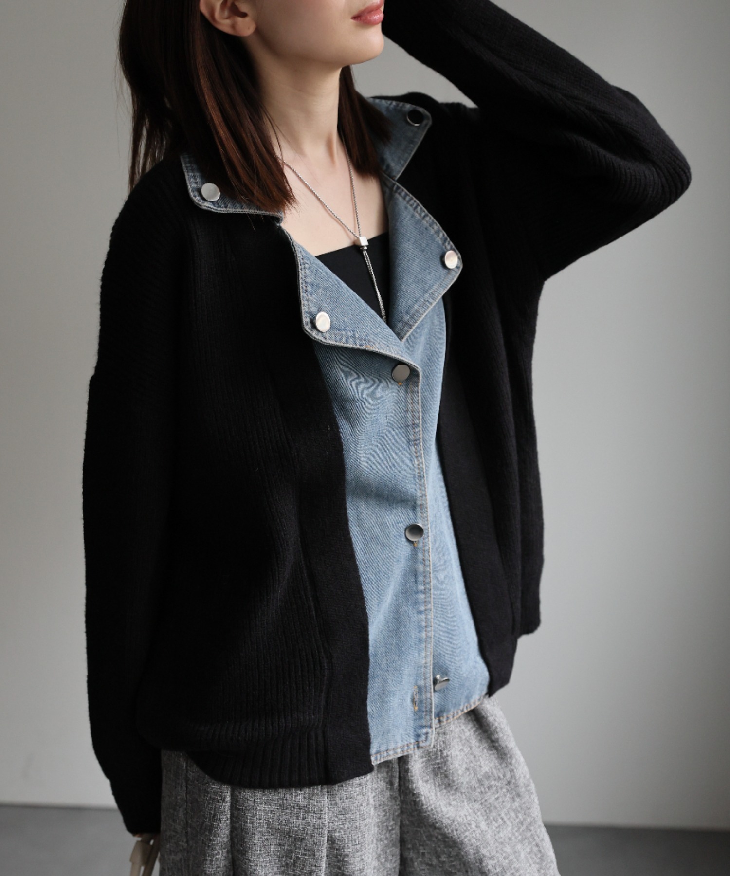 model:162cm　着用サイズ:F