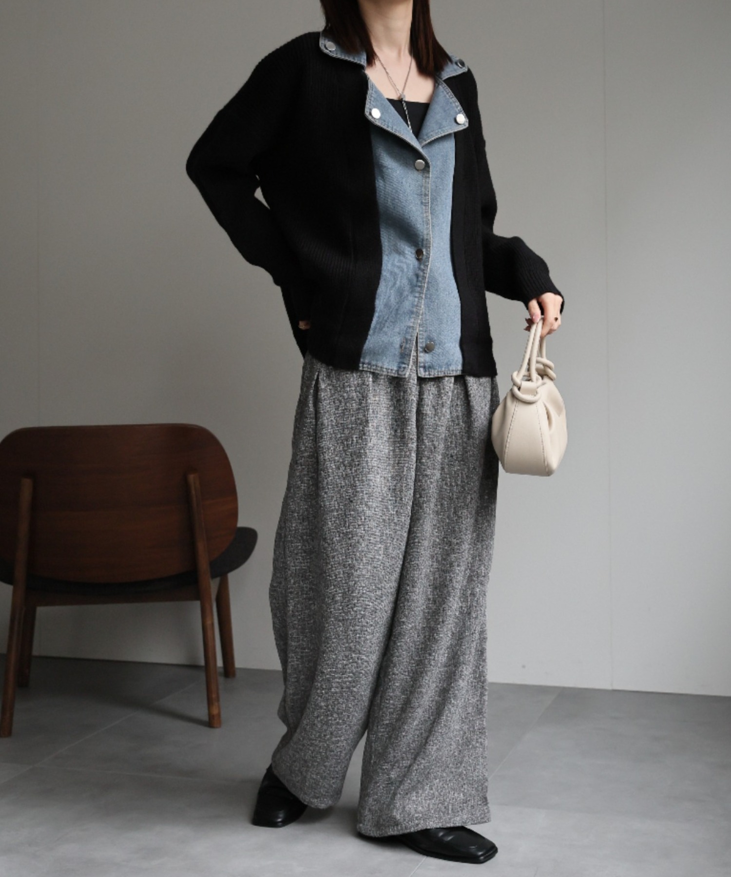 model:162cm　着用サイズ:F