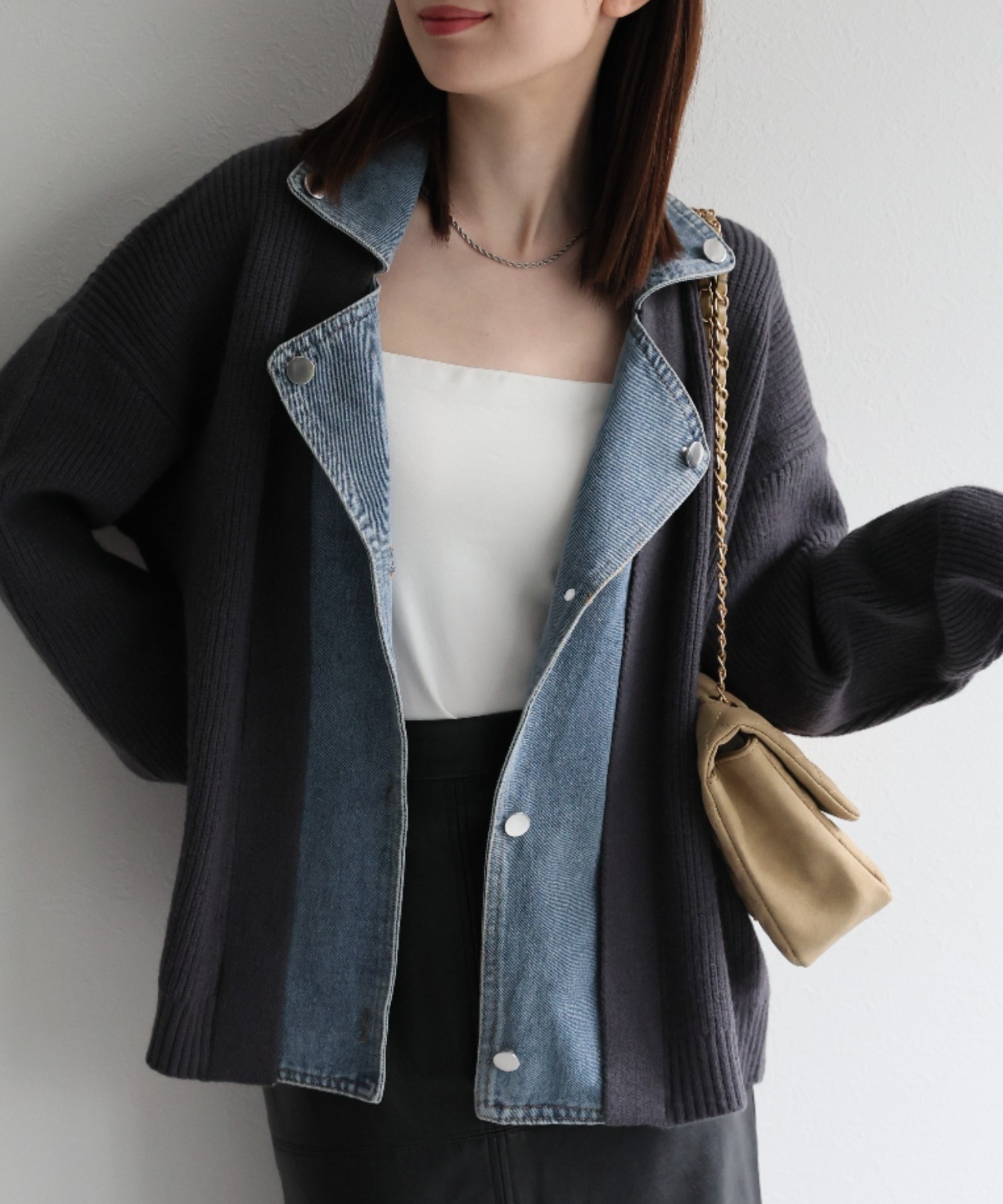 model:162cm　着用サイズ:F