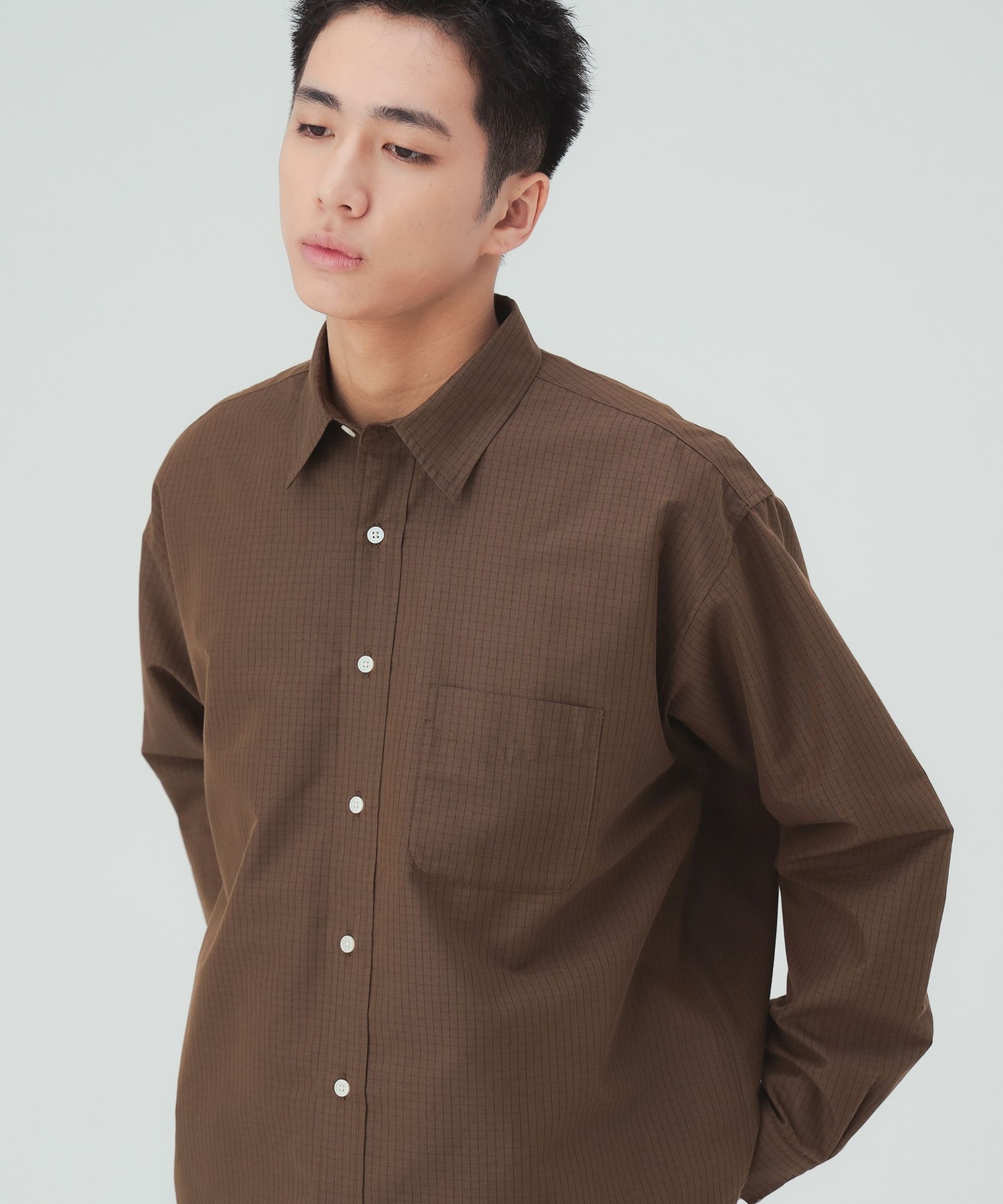 Gridcheck Regular Collar Shirt