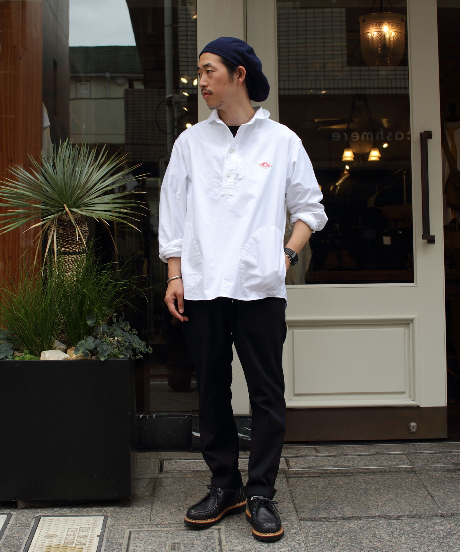 Danton ダントン オックスプルオーバーシャツ Ox Pullover Shirt メンズ Danton Steps Online Store ステップス オンラインストア