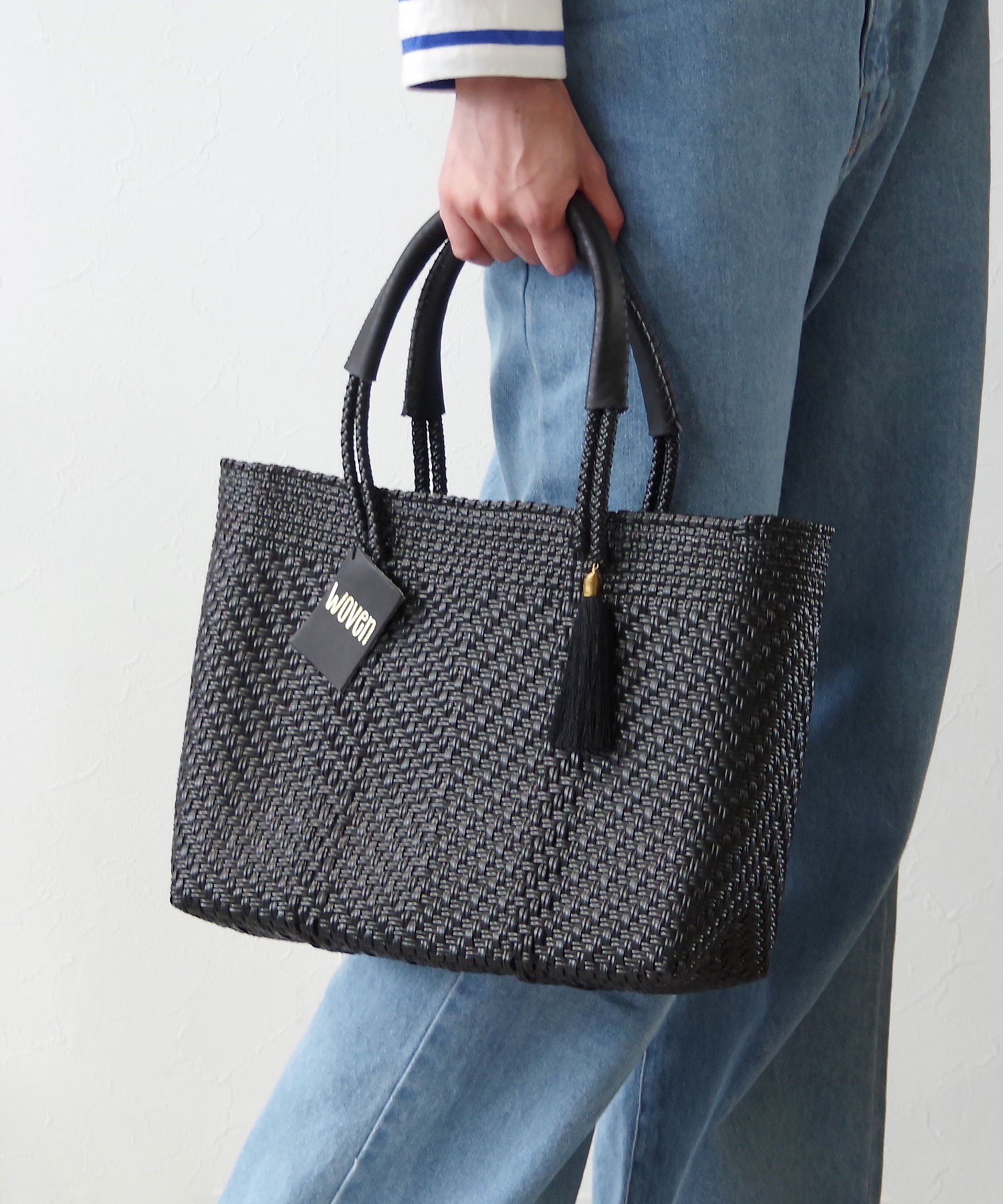 WOVEN (ウーヴン) / メキシコ製 バスケットバッグ メルカドバッグ かご