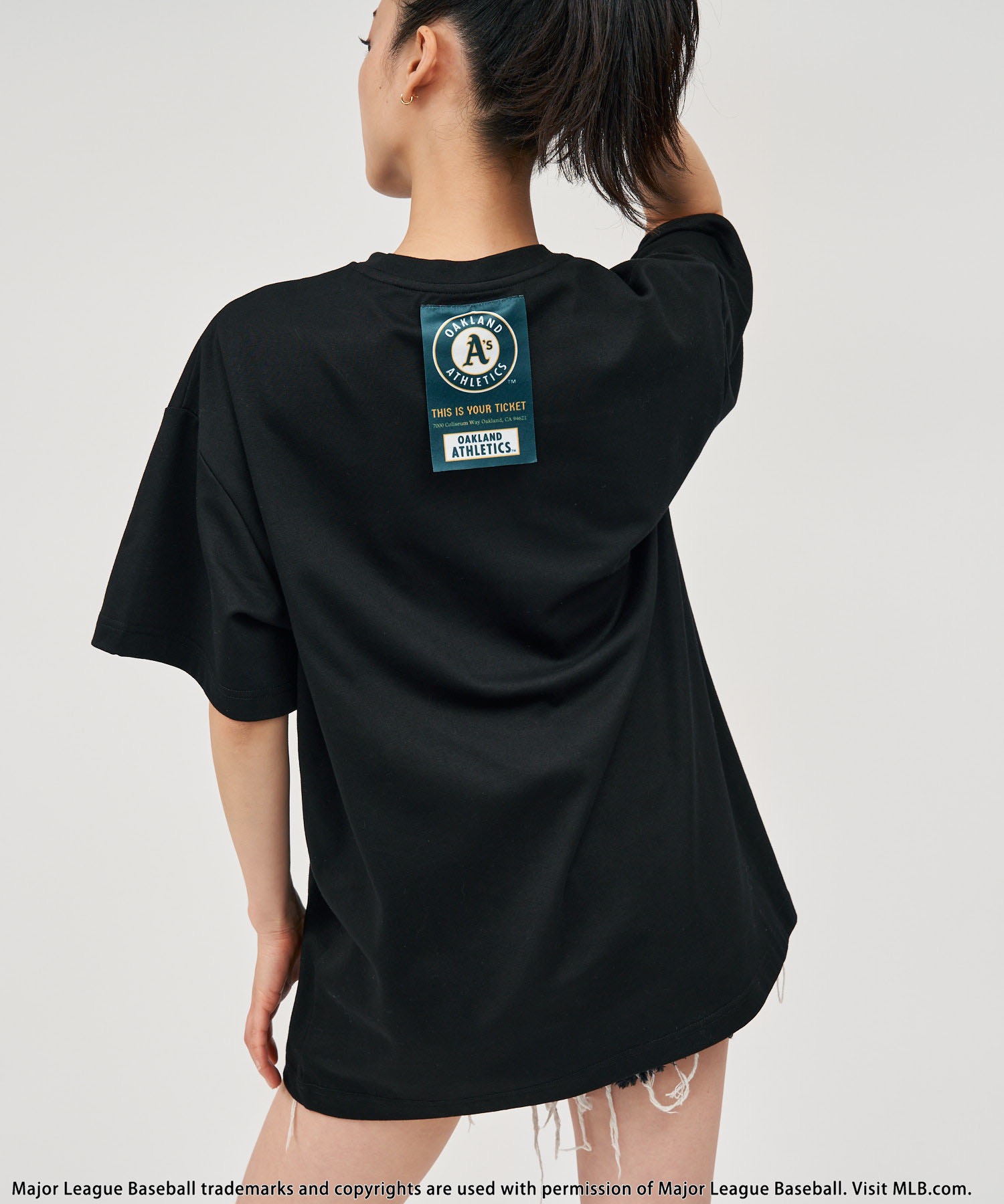 【MLB】オーバーサイズバックタグTシャツ