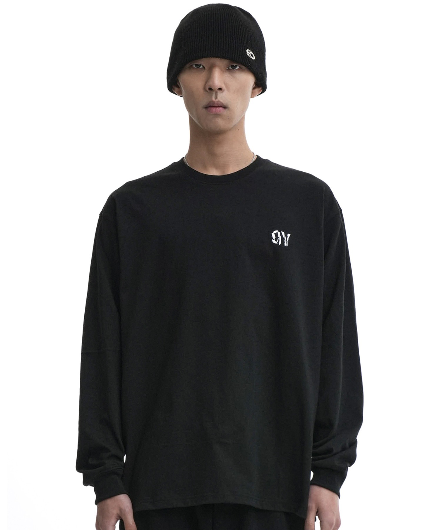 ★OY★B.S.L LONG SLEEVE-BLACK★正規品/韓国直送料込/人気 OY/オーワイ』 B.S.L LONG SLEEVE/B.S.L長袖Tシャツ OY│A'GEM/9