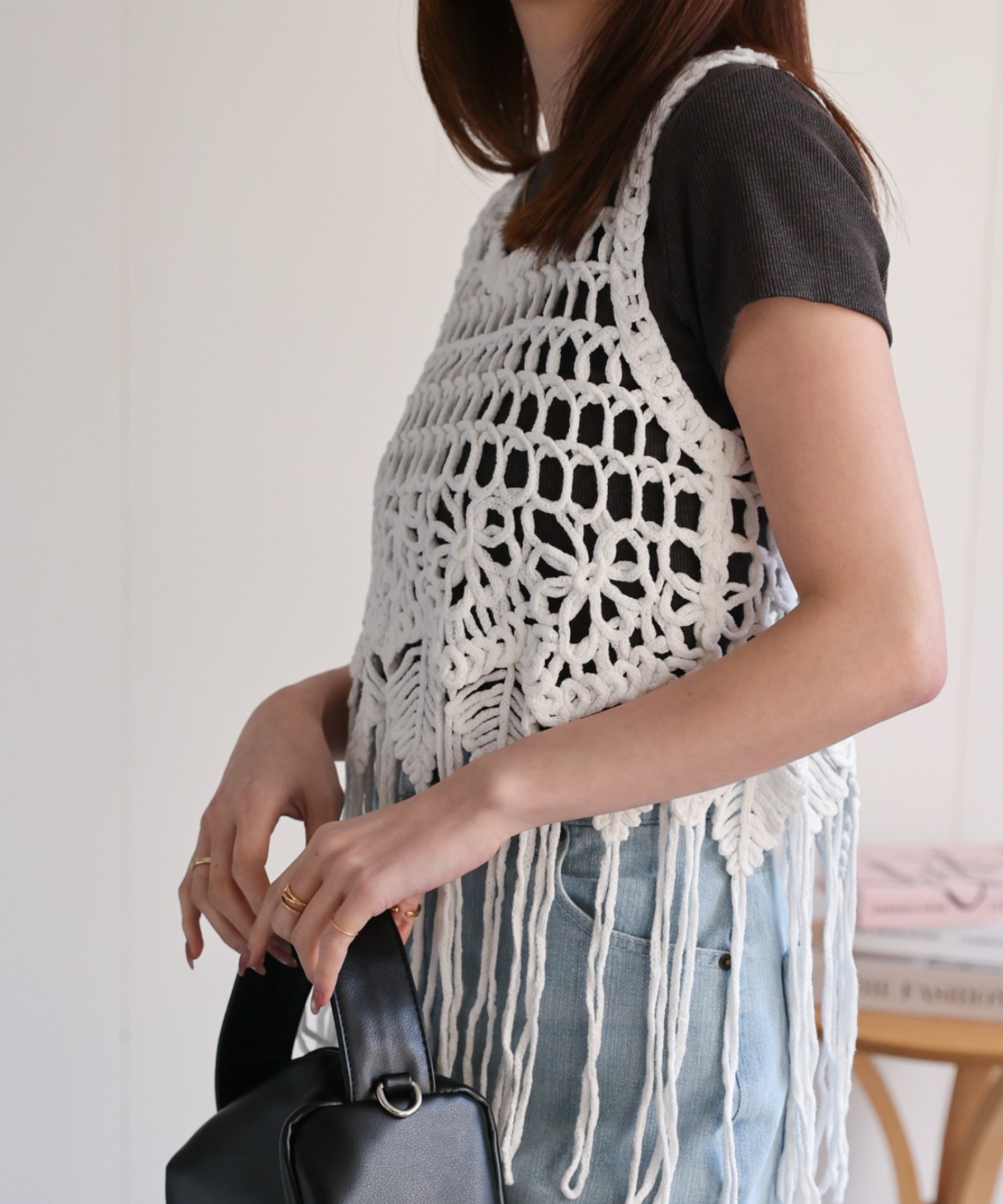 model：162㎝着用サイズ：F