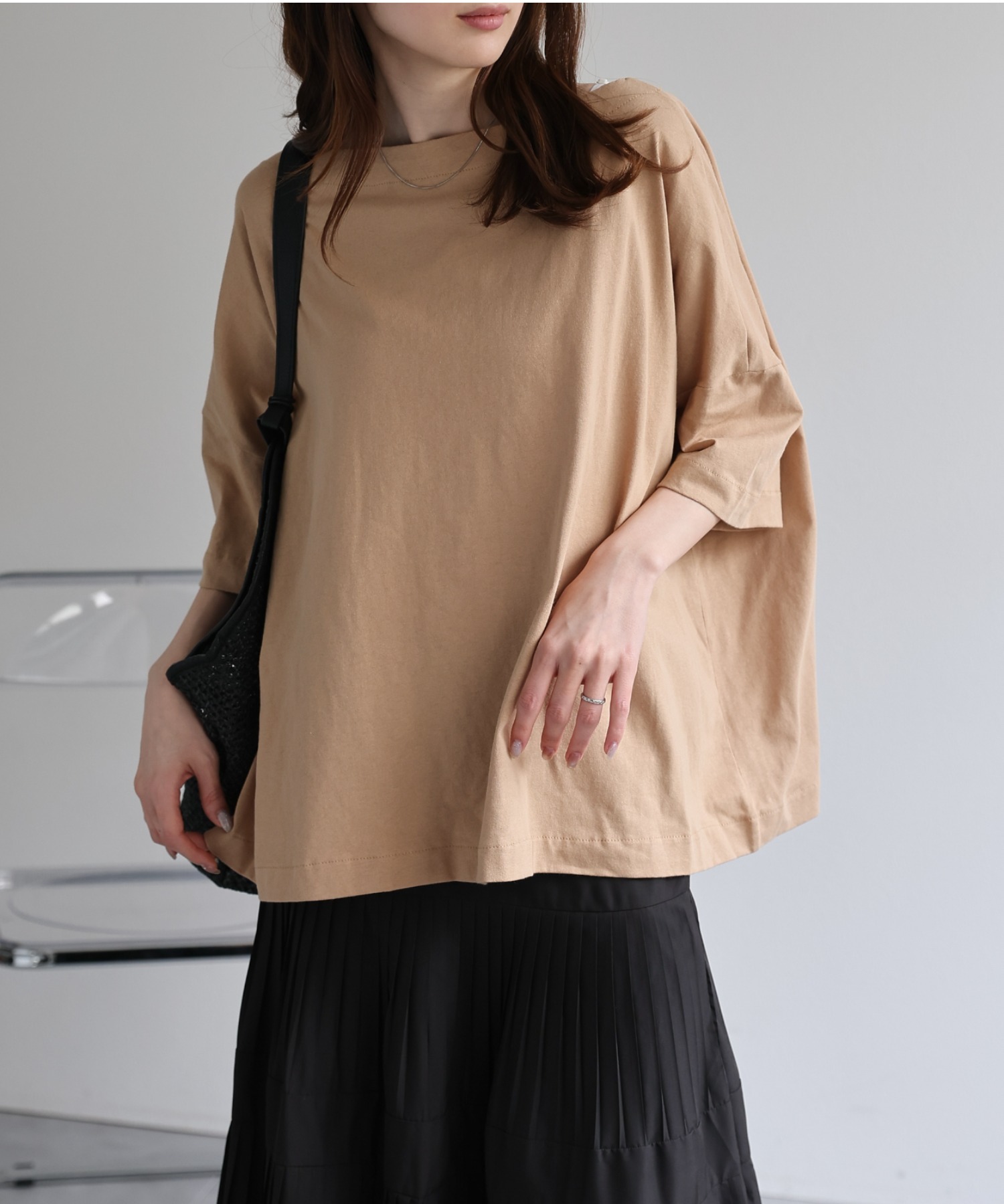 model：162cm 着用サイズ：F