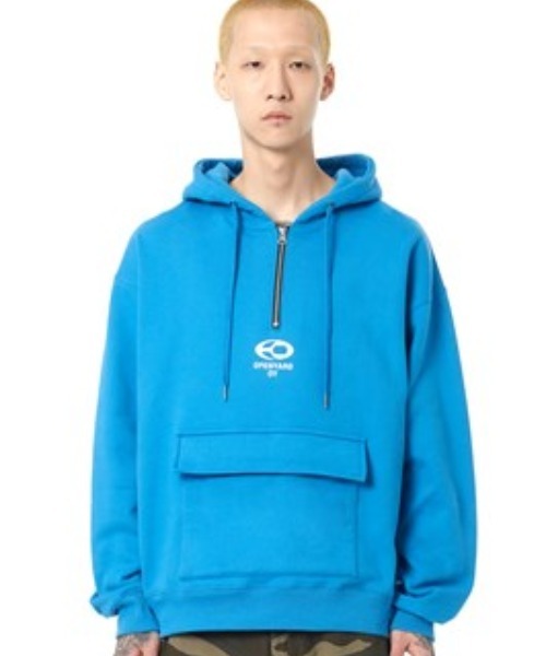 OY/オーワイ』HALF ZIPPER HOODIE/ハーフジッププルオーバーパーカー OY│A'GEM/9×.KOM【公式】｜韓国・ストリートブランド通販サイト  エージェムナイン ドットケーオーエム