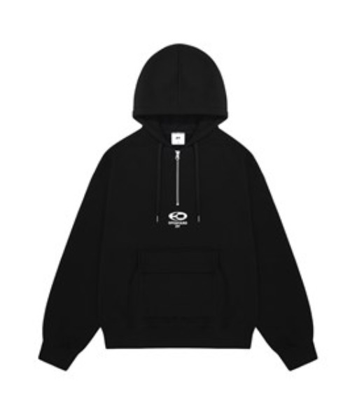 OY/オーワイ』HALF ZIPPER HOODIE/ハーフジッププルオーバー