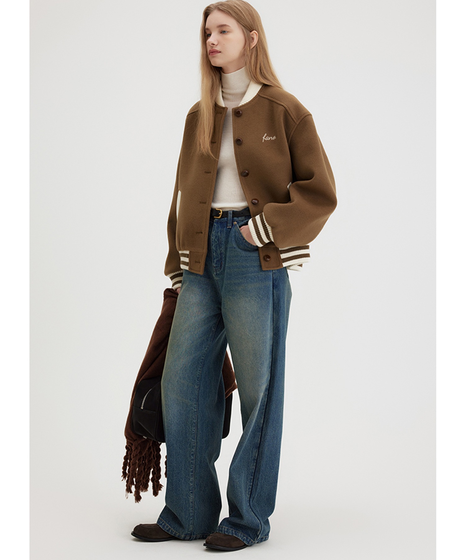 フロントロゴスタジャン FD23W133【Fano Studios】-ファッション通販
