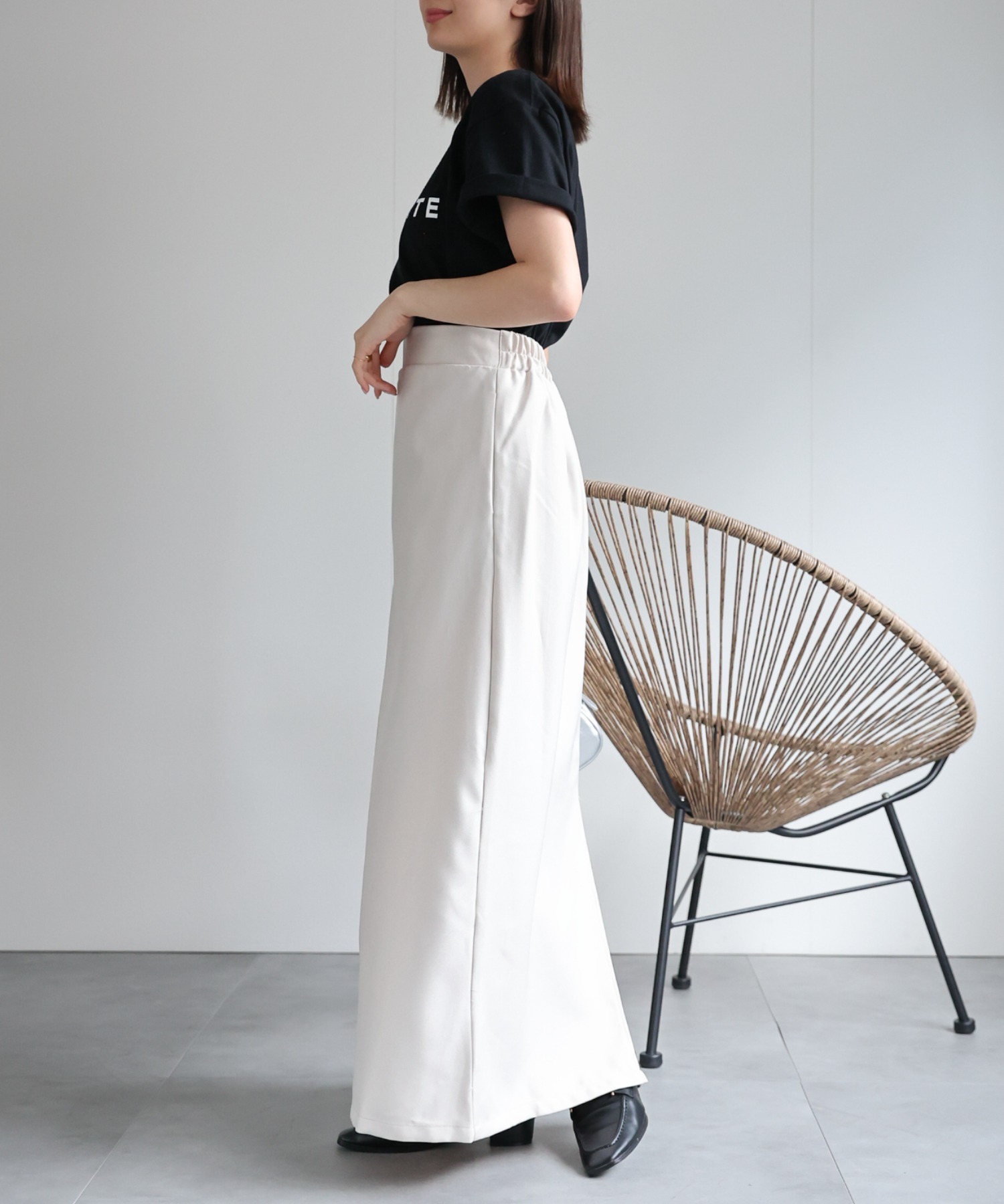 model：162cm 着用サイズ：F