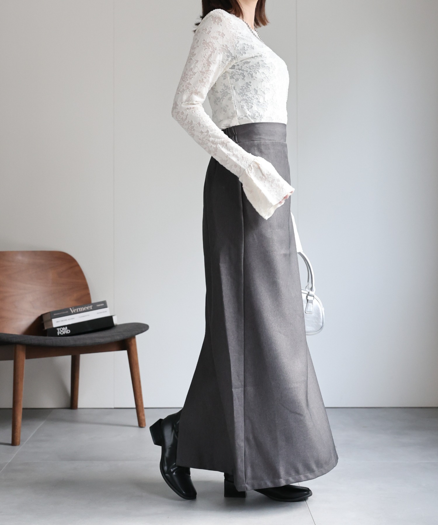 model：162cm 着用サイズ：F