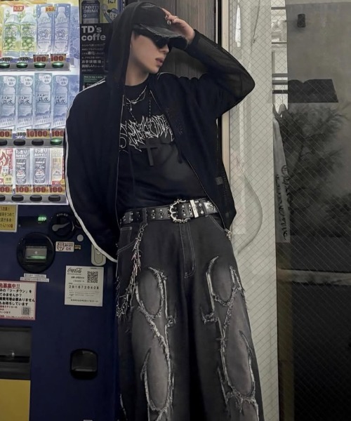 A'GEM/9 × .kom『FREEDEE/フリーディー』カットオフバギーデニム