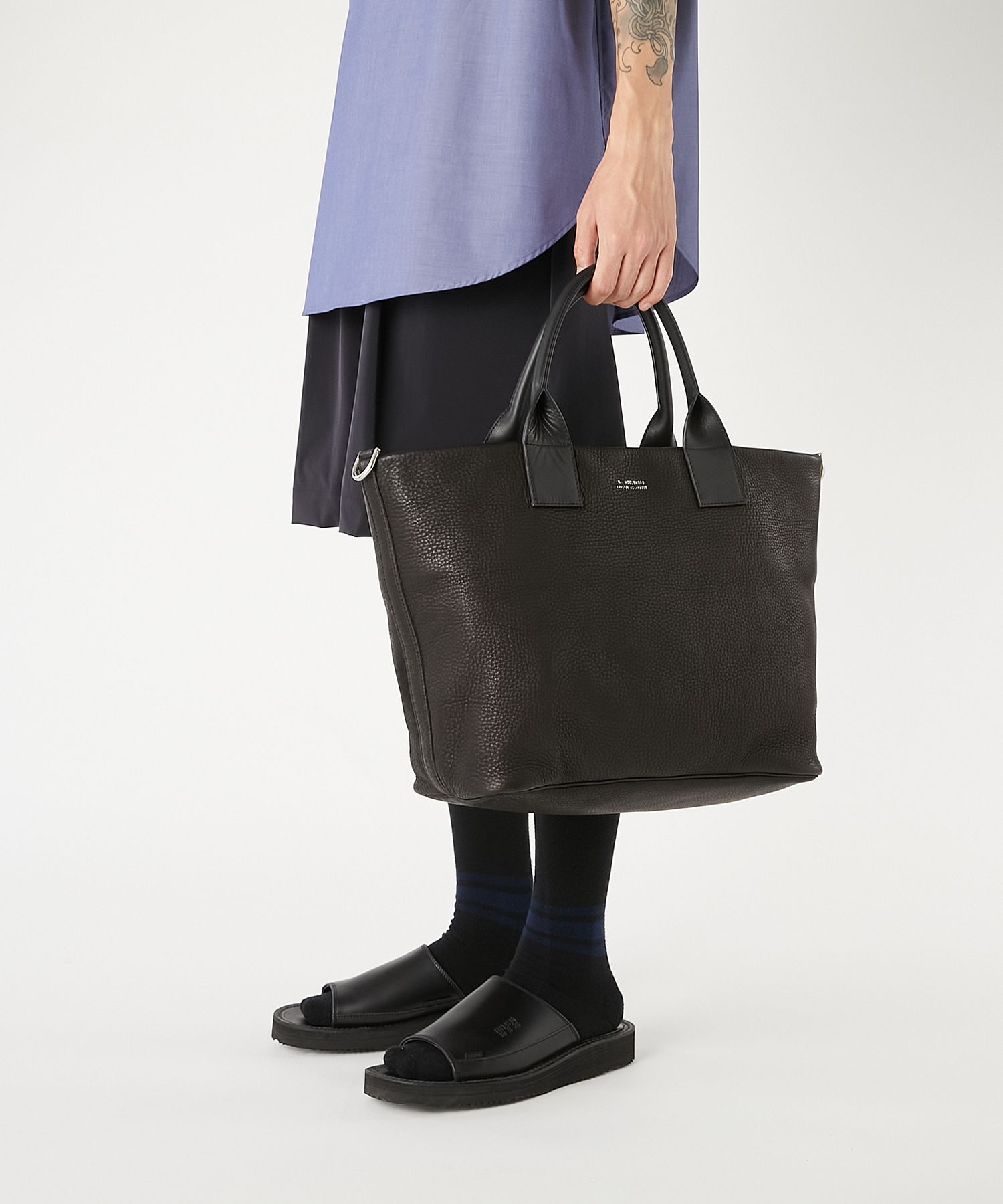 LEATHER TOTE BAG N.HOOLYWOOD COMPILE│N-HOOLYWOOD.COM