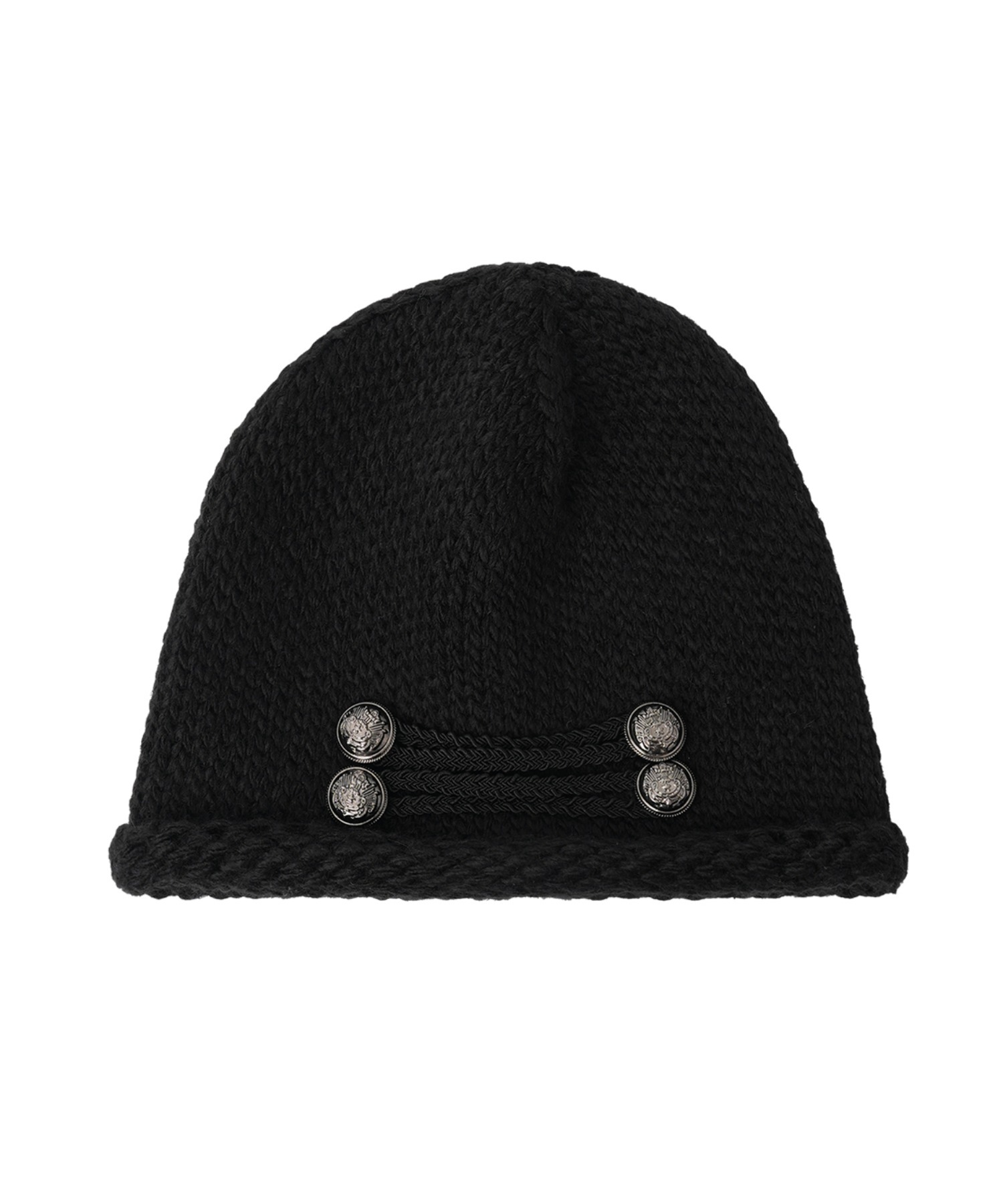 Openyard/オープンヤード』BRAID BUTTON BEANIE/ブレイドボタン