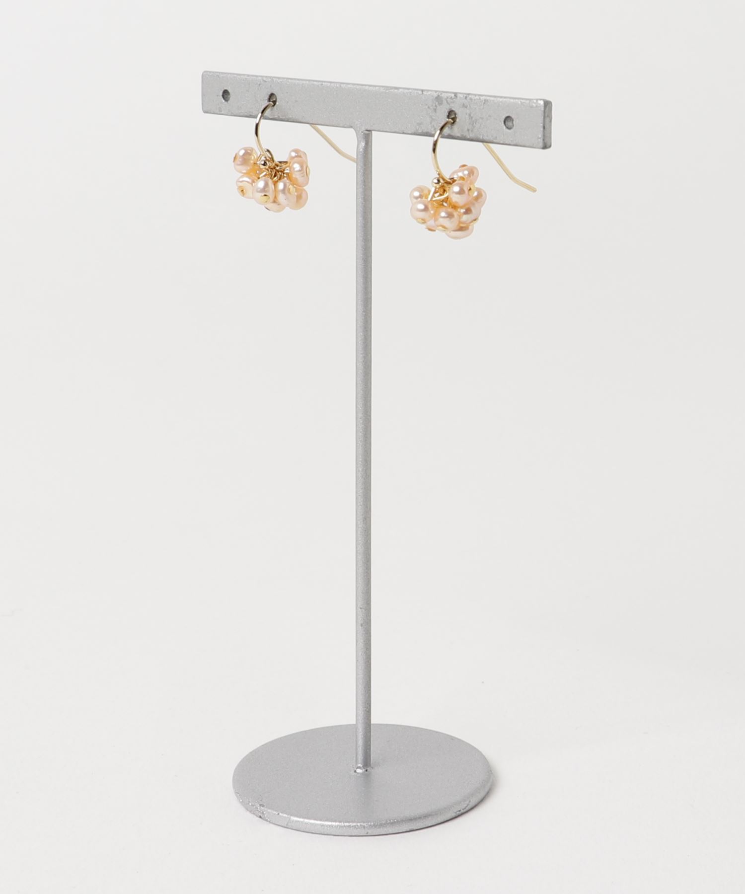 ピンクパール花ピアス Csleepcenter Com