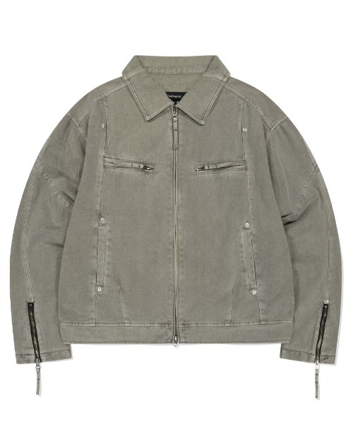 mahagrid/マハグリッド』OVERDYED BIKER JACKET/バイカージャケット