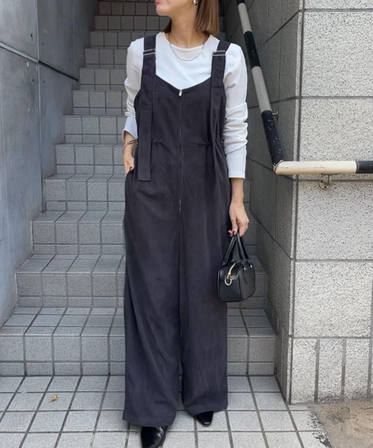 model：H160 着用サイズ：FREE